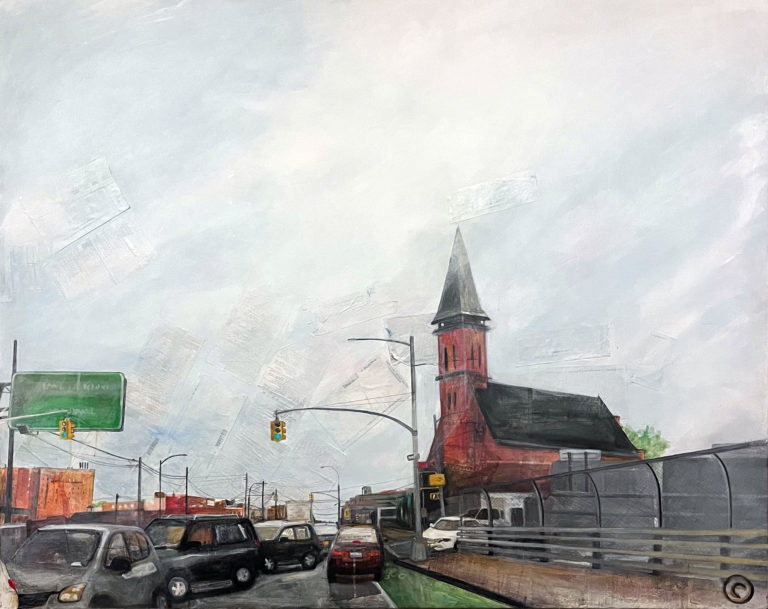 Greenpoint Ave, 2018, 48 x 60