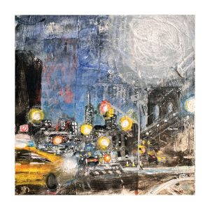 Bright Lights, 2026, 6 x 6 in